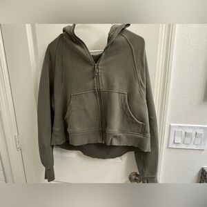 lululemon athletica Olive Green Hoodie